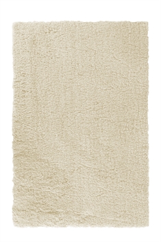 Gulvteppe - 140x200 cm - Hvit - Langluvet teppe fra Nordstrand Home